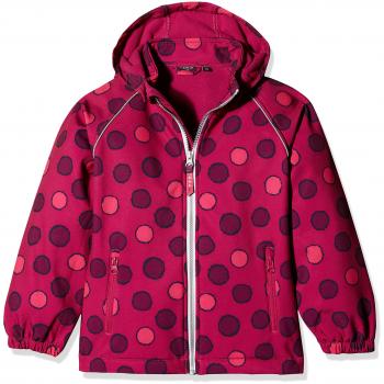NAME IT Nitalfa Softshell Jacket Fuch Dot Nmt, Chaqueta para Niñas, Multicolor