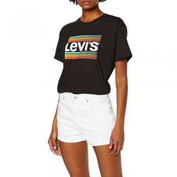 Levi's 501 High Rise Short Pantalones Cortos, Blanco
