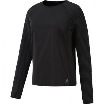 Camiseta de Manga Larga Mujer Reebok Thermowarm Deltapeak Negro