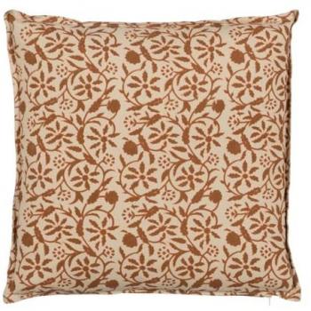 Cojín Decorativo de Algodón Marrón Beige 50 x 50 cm - Originalidad para Tu Hogar