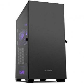 Hummer Nexus -NXHUMMERNXSBK- Caja PC tamaño extra ARGB E-ATX, ATX, M-ATX-ITX, panel lateral crital templado, 4 ventiladores 120m incluidos, espacio hasta 9 ventiladores, color negro