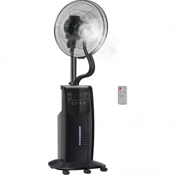 Homcom Ventilador de Pie Oscilante con Nebulizador 90W
