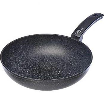 Moneta Etnea, Wok, Aluminio, Negro, 28 cm