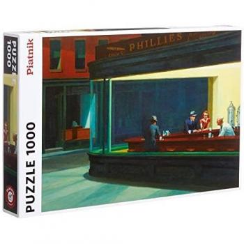 Piatnik 1000-Piece Puzzle - Edward Hopper: Nighthawks