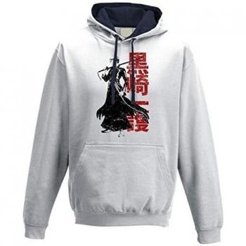 sudadera con capucha doppio colore hombre Japan swordman posing M