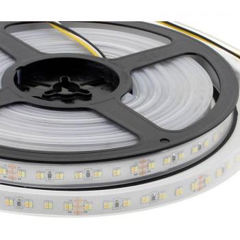 Tira LED Blanco Dual SMD3014 DC24V 5m (224 LED/m) 112W IP67 Blanco Dual