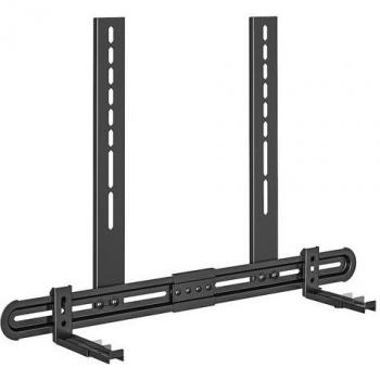 Soporte Universal para Barra de Sonido de Pared con Capacidad Máxima VESA 600x400, Color Negro