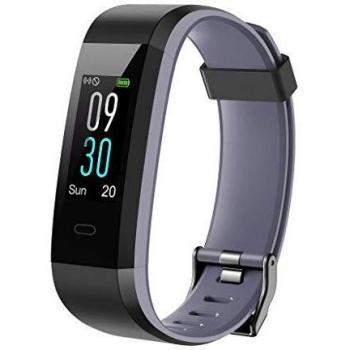Pulsera Fitness Impermeable IP68 con 14 Modos de Entrenamiento, Fitness Tracker con pulsómetro, podómetro, Distancia, Consumo de calorías