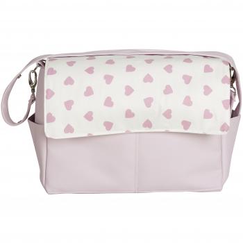 Happy Way Bolso de Bebé Maternal Corazones Rosa - Bolsos, Unisex
