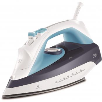 Plancha de Vapor Beko SIM7124B 2400W en Color Azul y Blanco
