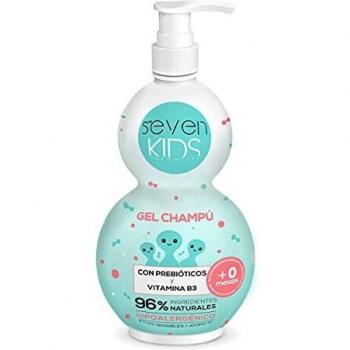 Seven Kids - Gel Champú con Prebióticos y Vitamina B3 que protegen la piel de agresiones externas. 400ml