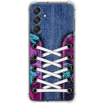 Funda Antigolpes de Silicona para Samsung Galaxy M55 5G - Diseño Zapatillas 06 con Dibujos
