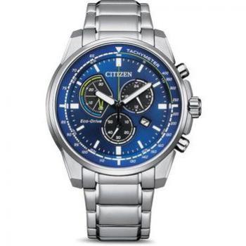 Citizen Chronograph Eco-Drive Red Arrow Watch Blue (Model CA0081-78L)