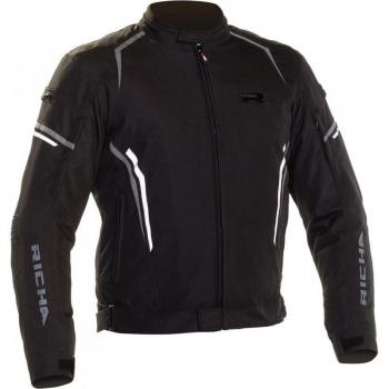 Chaqueta de Moto Richa Gotham 2 Negra Textil Impermeable
