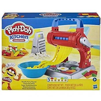 Play-Doh Kitchen Creations Noodle Party Playset for Children Aged 3 and up with 5 Non-Toxic Play-Doh Colours