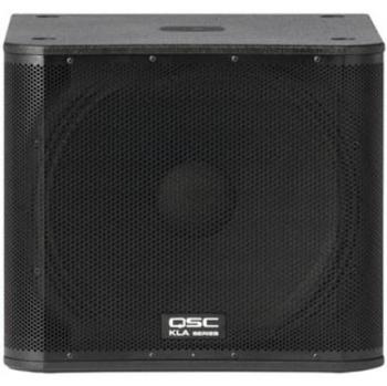 QSC KLA181 Black Active Line Array Subwoofer