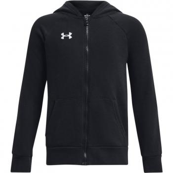 Under Armour Rival Fleece Full Zip Hoodie for Kids - Black