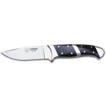 Cuchillo de Caza Cudeman 233-N con mango de Phenolkraf Hoja de 9.5 cm con funda de cuero color marrón. Unidad en Liquidación