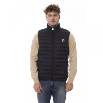 Invicta Black Polyamide Quilted Vest for Men - Size 2XL