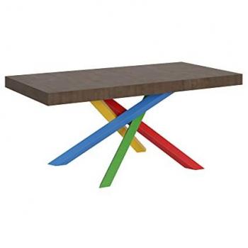 Mesa Extensible Volantis 90x180/284 cm Nogal Estructura Multicolor 4/B