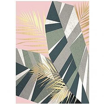 BigBuy Home S0111421 Cuadro, Hojas, 100 x 70 x 4 cm
