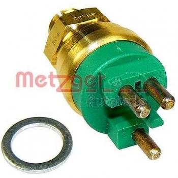 Interruptor de temperatura para ventilador del radiador METZGER 0915202 compatible con Mercedes-Benz y Puch