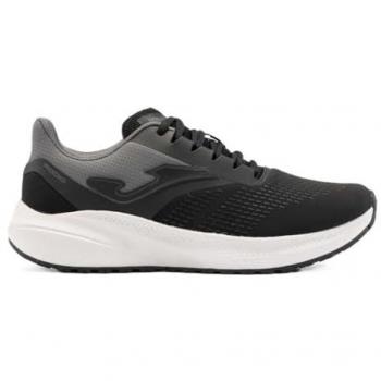 Zapatillas Joma Rodio para Hombre, Running, color negro mate con detalles en blanco y gris, tamaño 40 EU, diseñadas para correr en asfalto y uso neutro