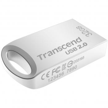 Transcend TS32GJF510S - Memoria USB de 32 GB, color plata