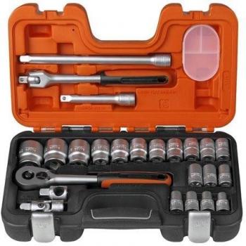 BAHCO S240 New Belzer Socket Set, Tamaño 1.3cm, 24 piezas