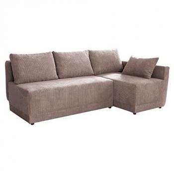 Sofá rinconero Columbus 149, con función de descanso y caja de ropa de cama, 210 x 135 x 85 cm