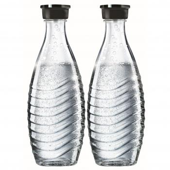 sodastream 1047200490 Jarra De Vidrio, Pack de 2, Metal