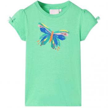 Camiseta infantil verde claro 140