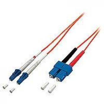 Equip Cable Adaptador de Fibra Optica LC/SC-OM1 1m