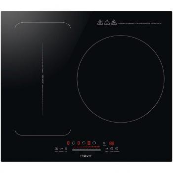 Placa de Inducción NEVIR NVR-IND2000FLEX 3 zonas con Zona Flex en color Negro