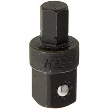 Alargadera HAZET 2311 - Adaptador hexagonal de 3/8'' a cuadrado de 1/2'', convertidor de corriente