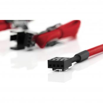 Cable de conexión para ventilador Noctua NA-SEC1, 2 x 30 cm, 4 pines, color rojo