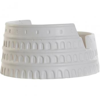 Macetero DKD Home Decor Blanco Cerámica Redondo Neoclásico 20 x 20 x 10 cm
