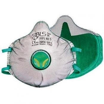 Mascarilla BLS FFP3 Zer0 30 - Mascarilla de protección respiratoria tipo FFP3, alta eficiencia de filtración, diseño ergonómico, ajuste cómodo y seguro, válvula de exhalación para mayor comodidad