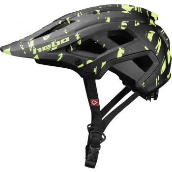 Casco de ciclismo unisex Hebo Balder II negro verde lima S-M