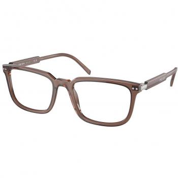 Gafas Recetadas Prada PR 13YVF Ajuste Asiático 17O1O1 para Hombre Marrones