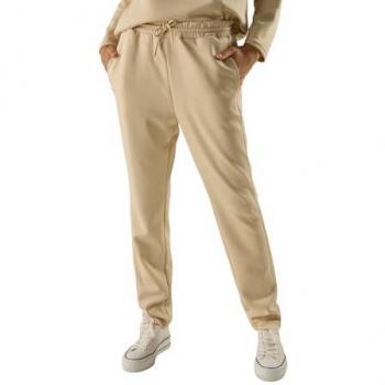 Jogger Deportivo Ysabel Mora con Bolsillos Laterales Beige