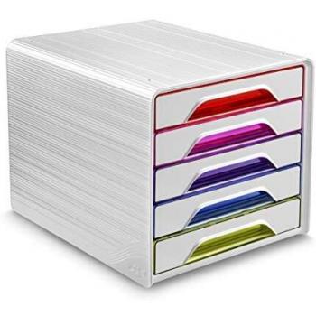 Cajón de Escritorio CEP Smoove 5 Cajones Multicolor 360x288x271 mm