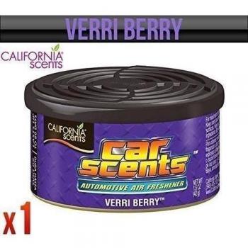 California Car Scents Verri Berry Ambientador Hogar Furgoneta Oficina Taxi X 1