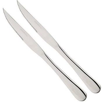 Bergner Q1004 Set de 2 Cuchillos de Carne en Acero Inoxidable