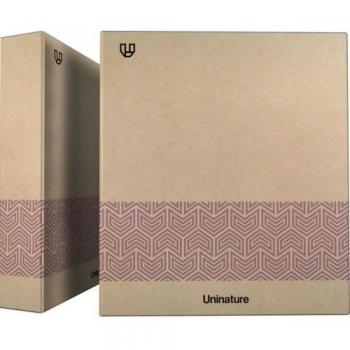 Carpeta A4 4 anillas 40mm Uninature violeta