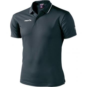 Macron Draco Black Polo Shirt 3XL