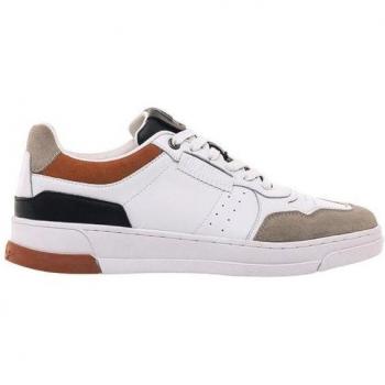 Zapatillas Mustang Attitude Action Hombre Blanco/Cato Arena Casual con Cierre de Cordones y Puntera Redonda