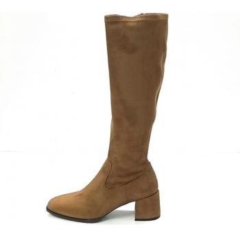 Bota de mujer Unisa modelo Luke-St en color marrón con tacón tipo peanut