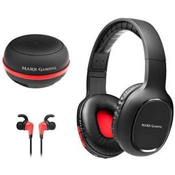 Mars Gaming MHBTX, combo gaming, cascos+auticulares in-ear+altavoz, bluetooth
