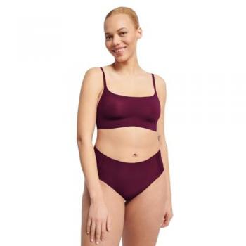 Sloggi Zero Feel 2.0 Ultra Seamless Wireless Sports Bra - Eggplant